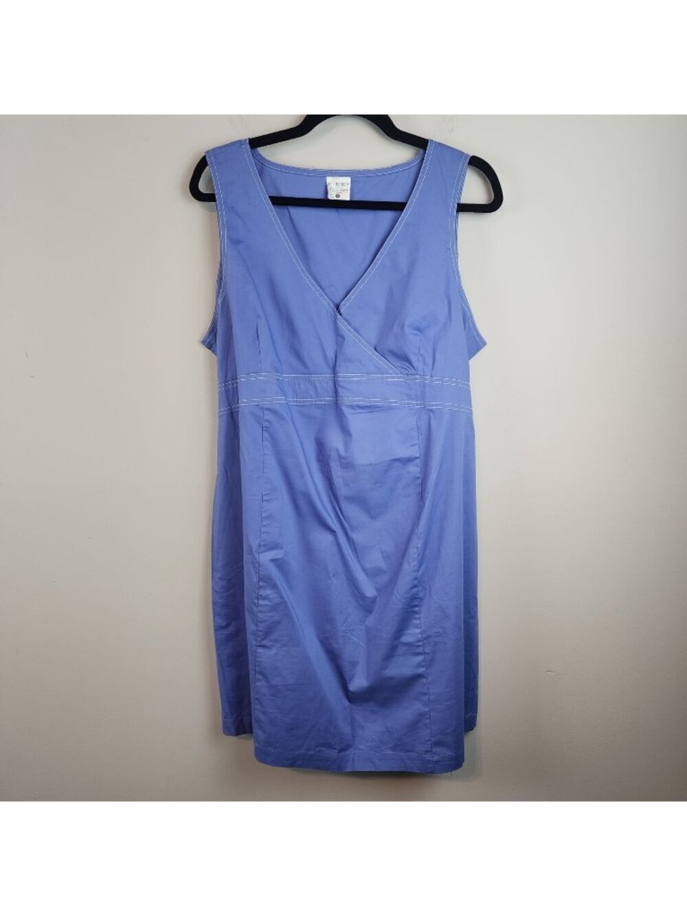 Motherhood Maternity sleeveless dress sz L Blue  summer